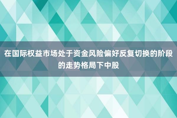 在国际权益市场处于资金风险偏好反复切换的阶段的走势格局下中股