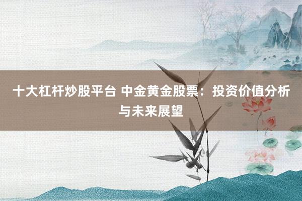 十大杠杆炒股平台 中金黄金股票：投资价值分析与未来展望