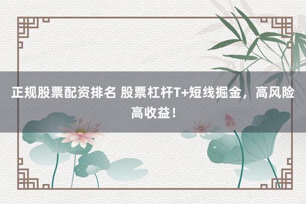 正规股票配资排名 股票杠杆T+短线掘金，高风险高收益！